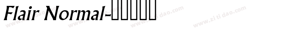 Flair Normal字体转换